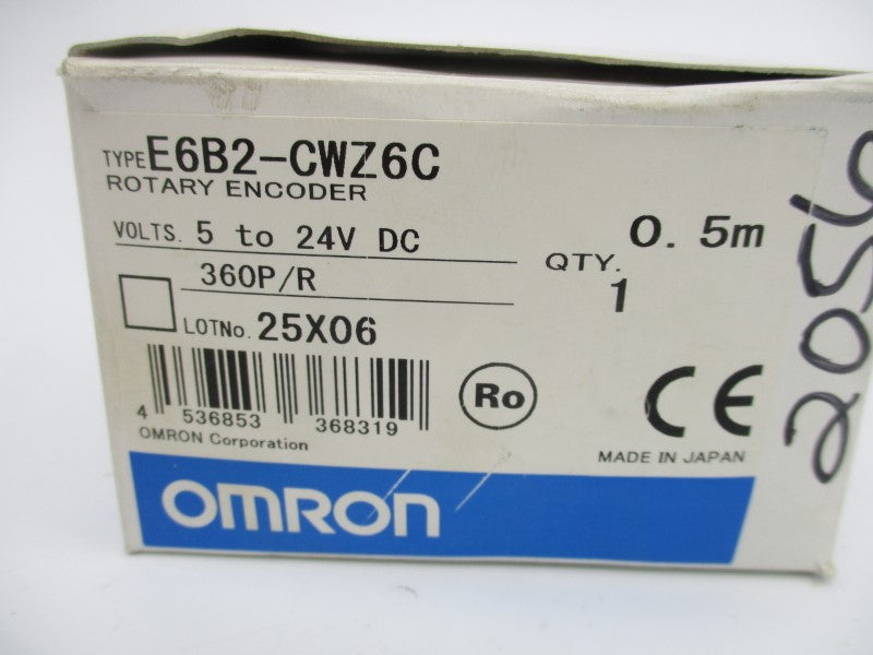OMRON E6B2-CWZ6C 5-24VDC 360P/R 0.5M NSMP