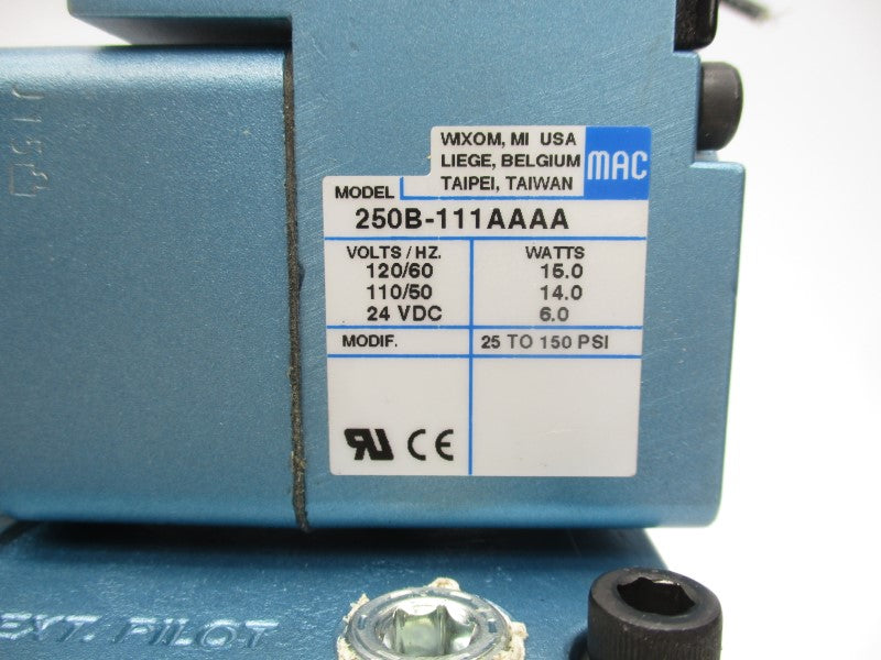 MAC 57D-13-111AA 110/120V 25-150PSI NSMP