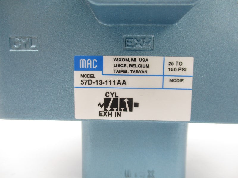 MAC 57D-13-111AA 110/120V 25-150PSI NSMP