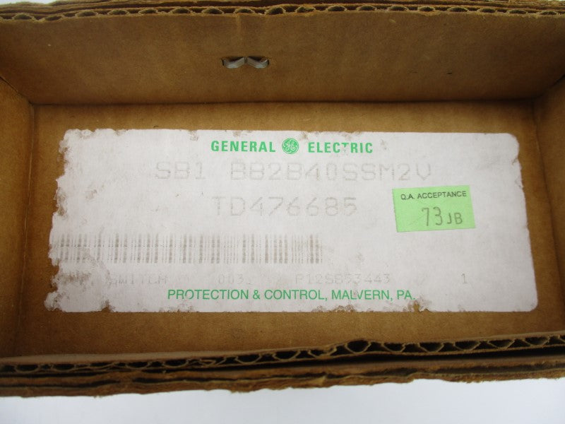 GENERAL ELECTRIC SB1BB2B40SSM2V NSFS