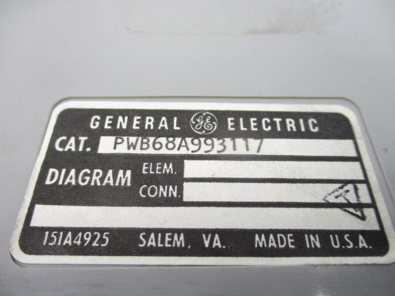 GENERAL ELECTRIC PWB68A993117 UNMP