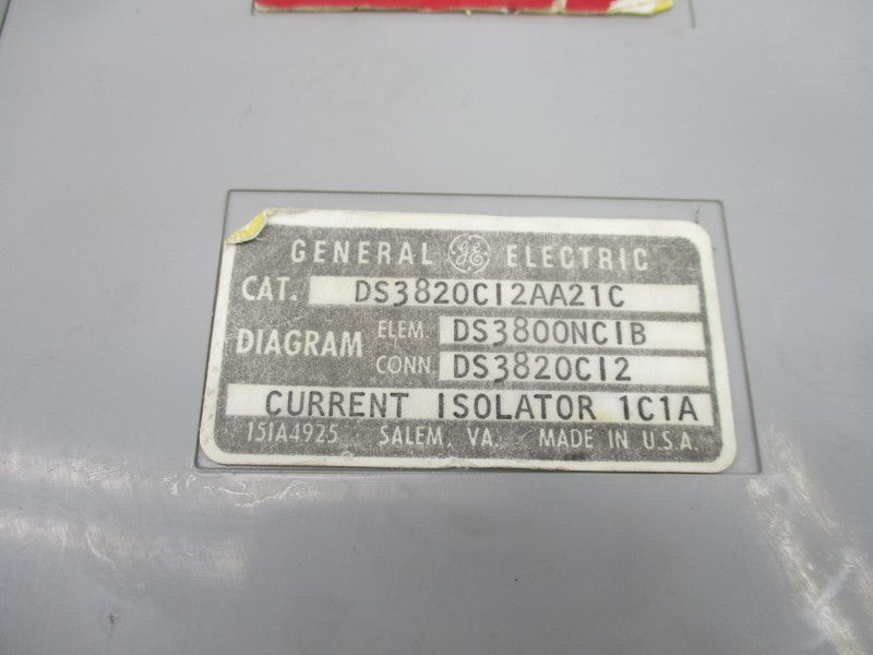 GENERAL ELECTRIC DS3820CI2AA21C UNMP