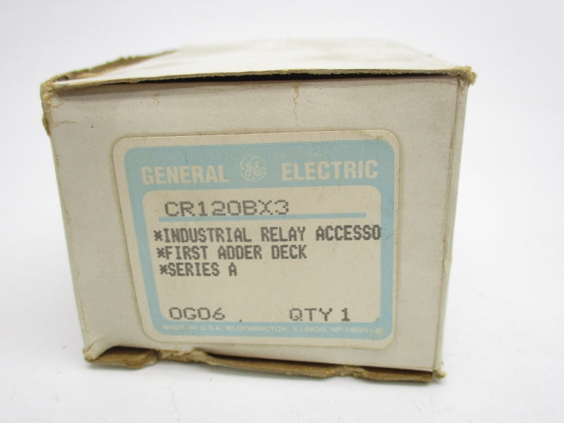 GENERAL ELECTRIC CR120BX3 SER. A 600V NSMP