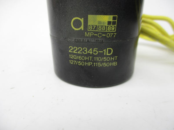 ASCO 222345-1D MP-C-077 120/127V UNMP