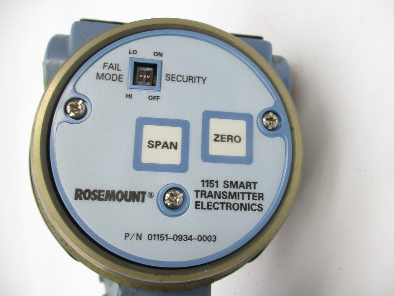 ROSEMOUNT 1151GP6S22S1B3 12-45VDC 0-50PSI UNMP