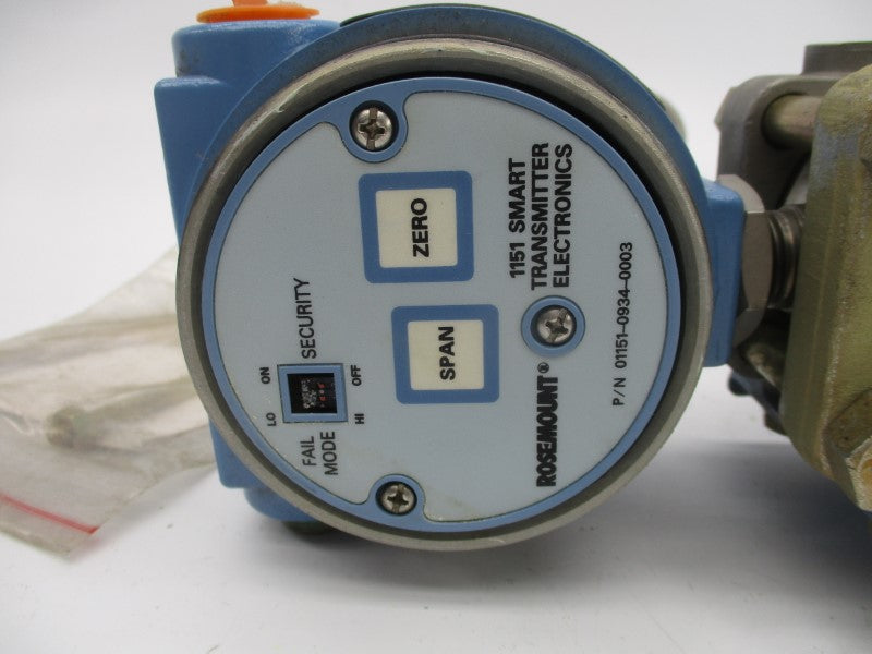 ROSEMOUNT 1151GP6S22S1B3 12-45VDC 0-50PSI REMAN