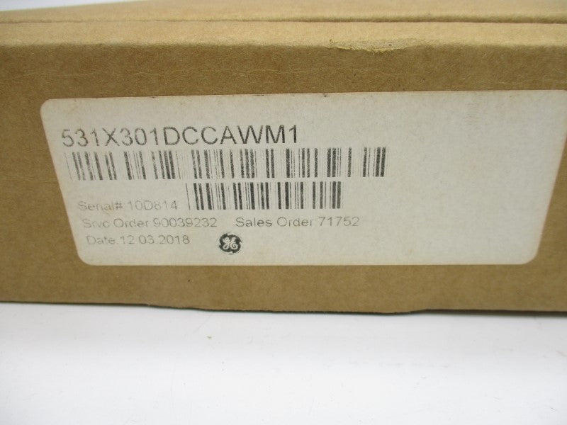 GENERAL ELECTRIC 531X301DCCAWM1 NSMP