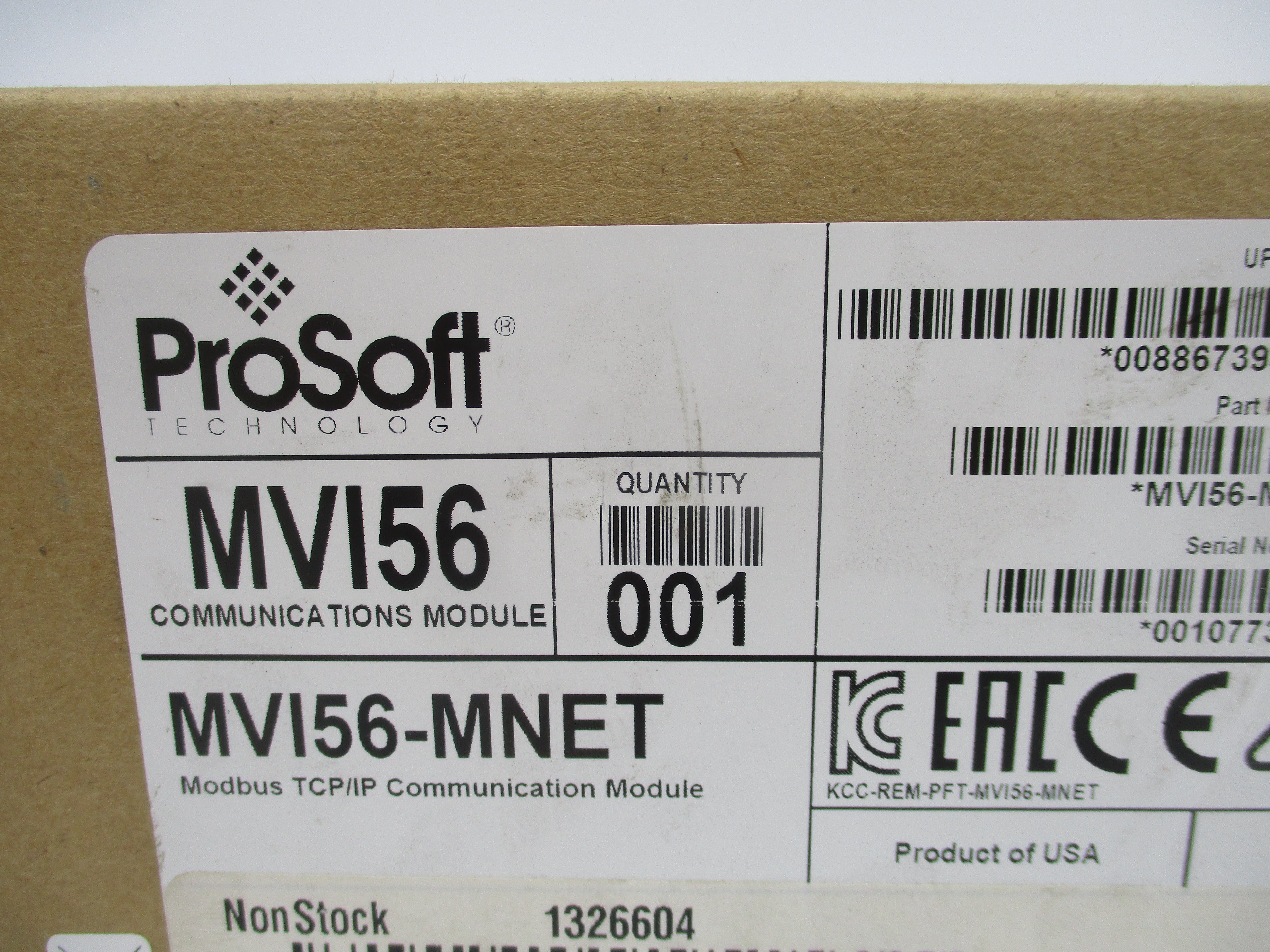 PROSOFT MVI56-MNET 24VDC NSMP