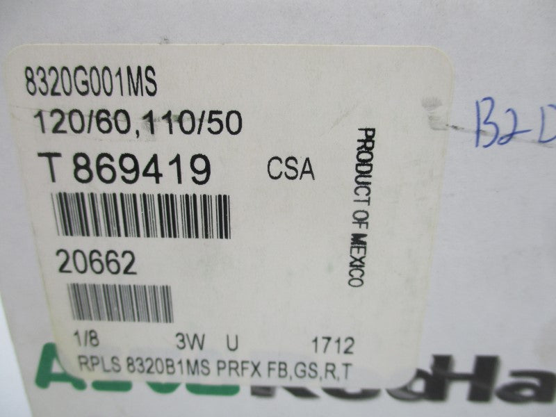 ASCO 8320G001MS 110/120V 100PSI 1/8" NSMP