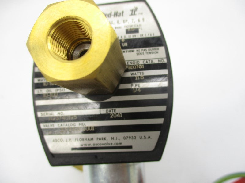 ASCO EF8345G001 24VDC 10-100PSI 1/4" NSMP