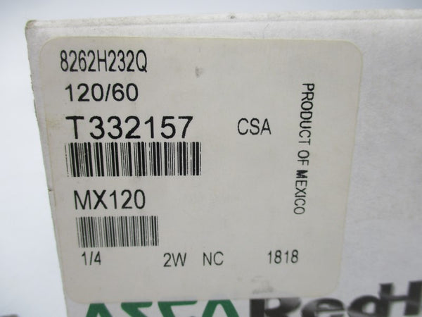 ASCO 8262H232Q 110/120V 125PSI 1/4" NSMP