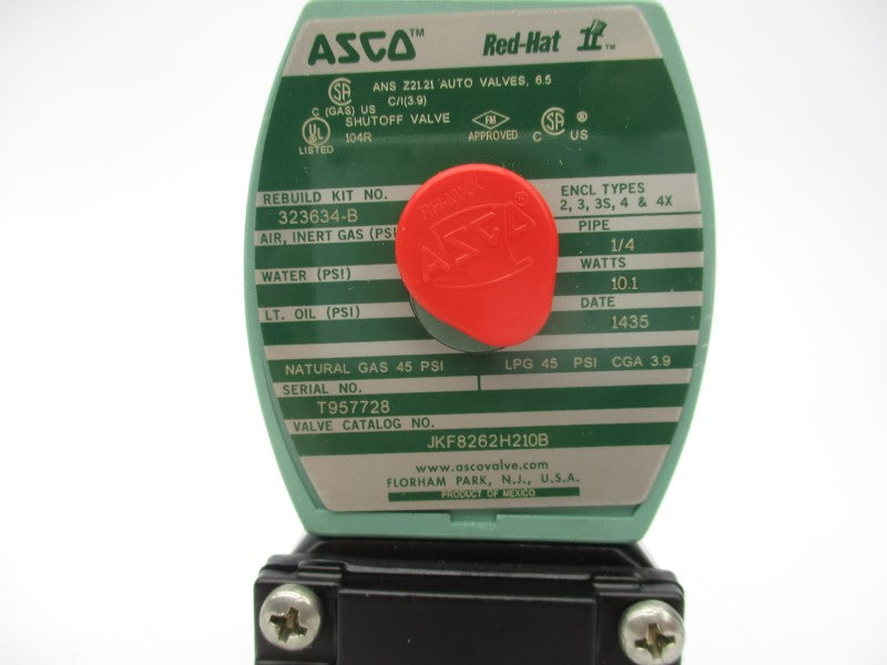 ASCO JKF8262H210B 110/120V 45PSI 1/4 NSMP