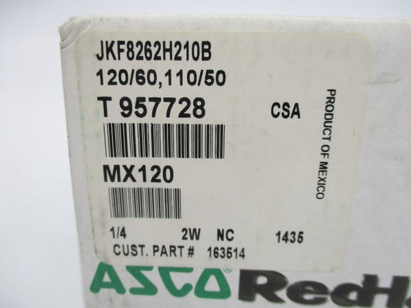 ASCO JKF8262H210B 110/120V 45PSI 1/4 NSMP