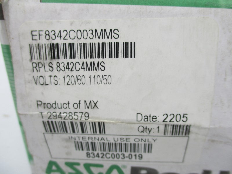 ASCO EF8342C003MMS 110/120V 0.5-100PSI 3/8" NSMP