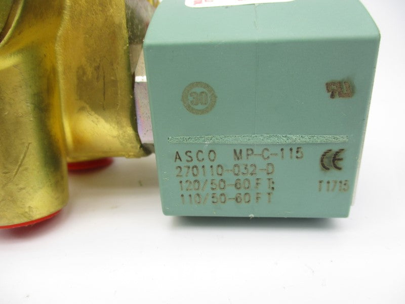 ASCO 8344G001Q 110/120V 10-125PSI 3/8" NSMP