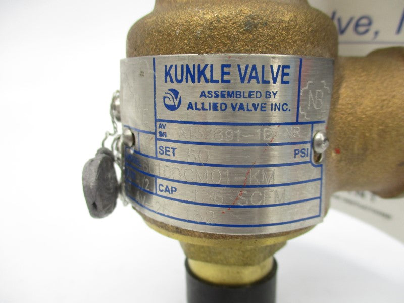 KUNKLE VALVE 6010DCM01-KM AV-26-152 50PSI 1/2" NSNP