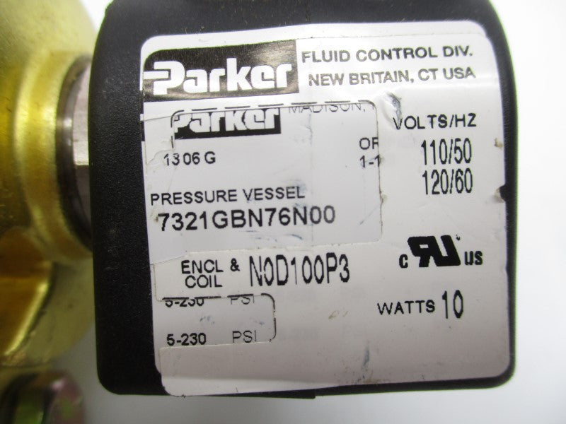 PARKER 7321GBN76N00 110/120V 5-230PSI NSNP