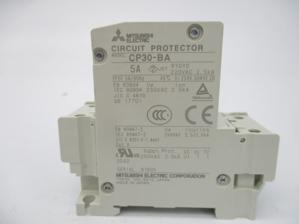 MITSUBISHI ELECTRIC CP30-BA-2P-1-SD5A 220VAC 5A NSMP