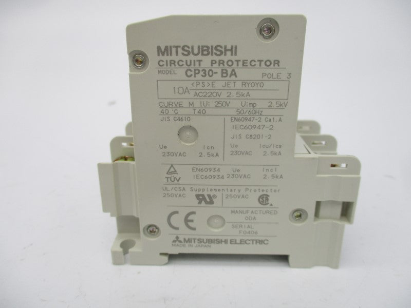 MITSUBISHI ELECTRIC CP30-BA3P-1-M10A 220VAC 10A NSMP