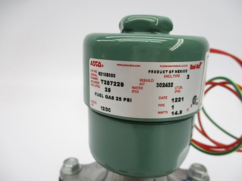 ASCO 8215B050 12VDC 25PSI 1" NSNP