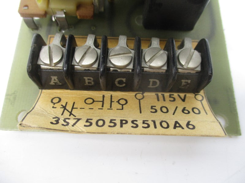 GENERAL ELECTRIC 3S7505PS510A6 115V UNMP