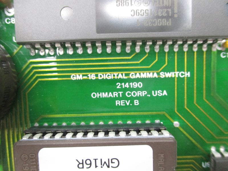 OHMART 214190 GM-16 REV. B UNMP