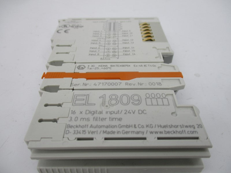 BECKHOFF EL1809 24VDC NSMP