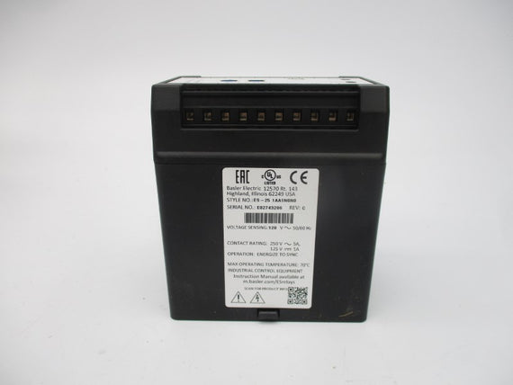 BASLER ES-25 1AA1N0N0 125/250V 1/5A REV.C NSMP