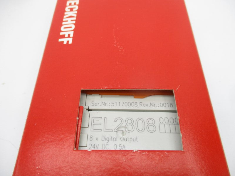 BECKHOFF EL2808 24VDC 0.5A NSMP