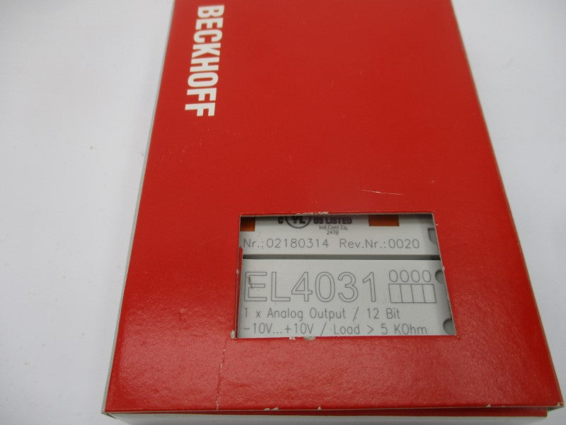 BECKHOFF EL4031 10V NSMP