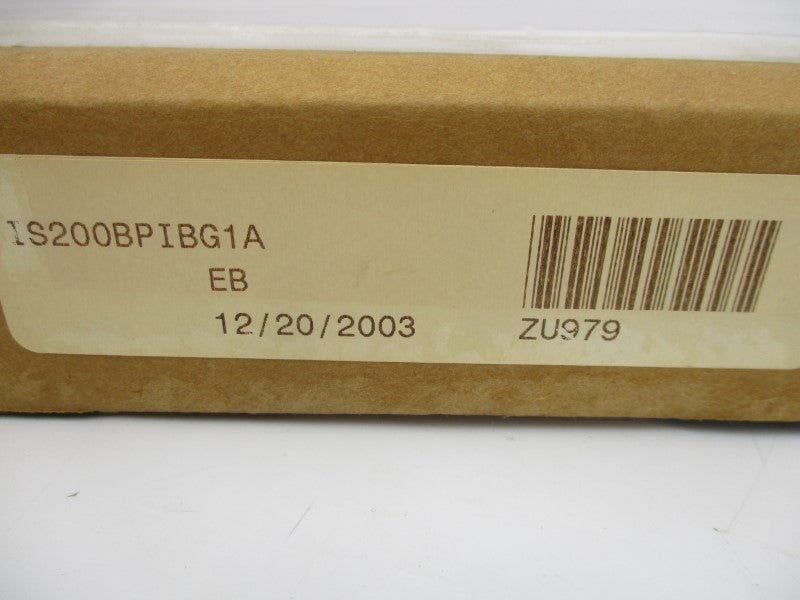 GENERAL ELECTRIC IS200BPIBG1AEB NSMP