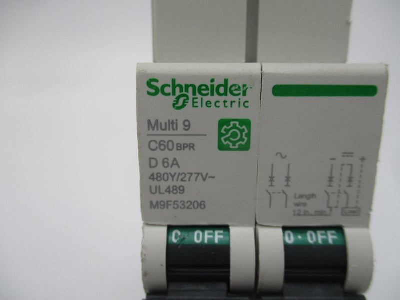 SCHNEIDER ELECTRIC M9F53206 277/480V 6A (AS PICTURED) NSNP