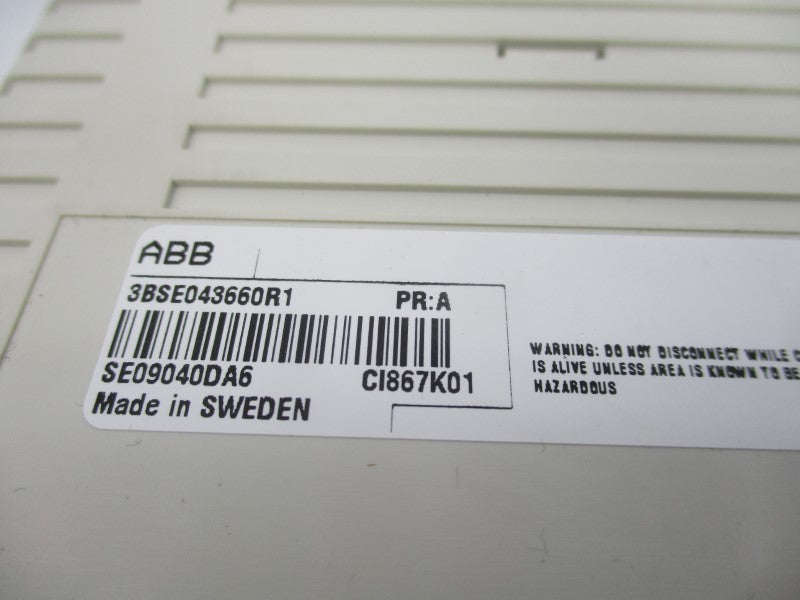 ABB 3BSE043660R1 CI867K01 UNMP