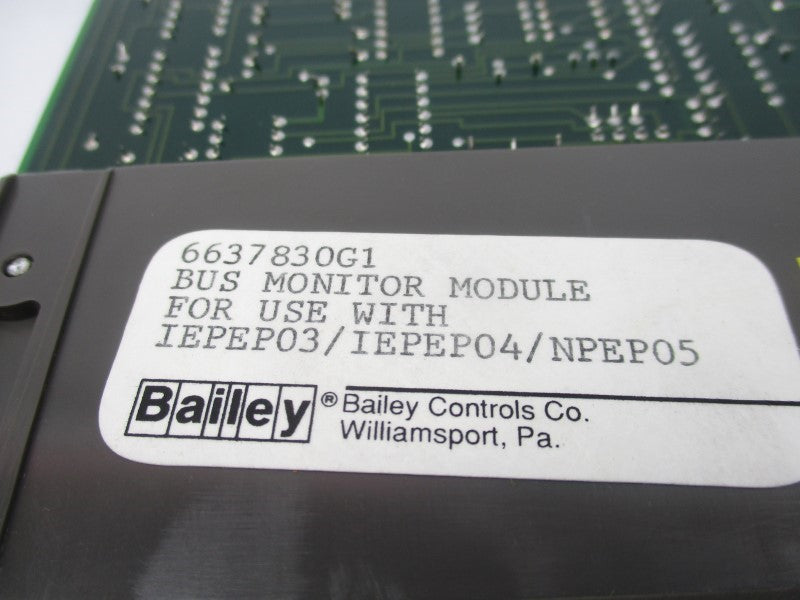BAILEY 6637830G1 INFI90 UNMP