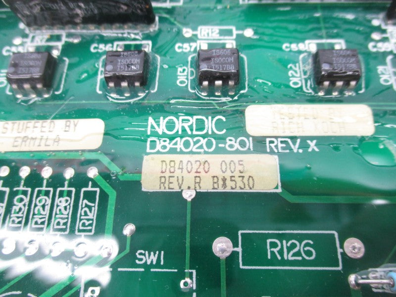 NORDIC D84020-801 D84020-005 REV. X NSNP