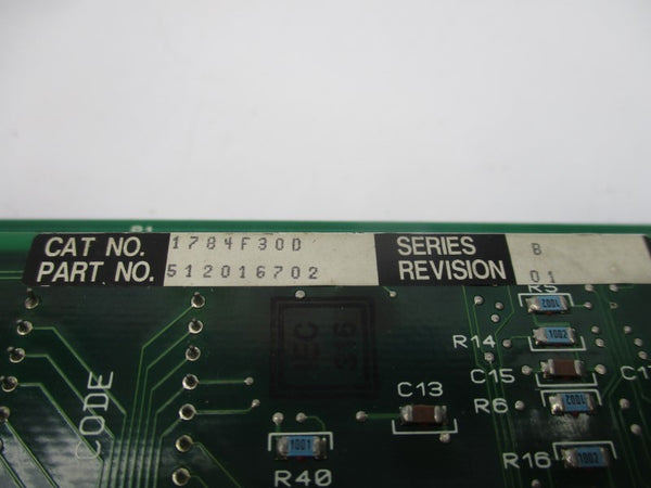 ALLEN BRADLEY 1784F30D SER. B REV. 01 UNMP