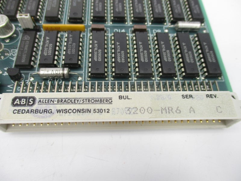 ALLEN BRADLEY 3200-MR6 MEM86-192K SER. A REV. C NSNP