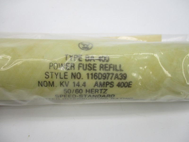 WESTINGHOUSE BA400 116D977A39 14.4KV 400EA (BR/WH) NSMP