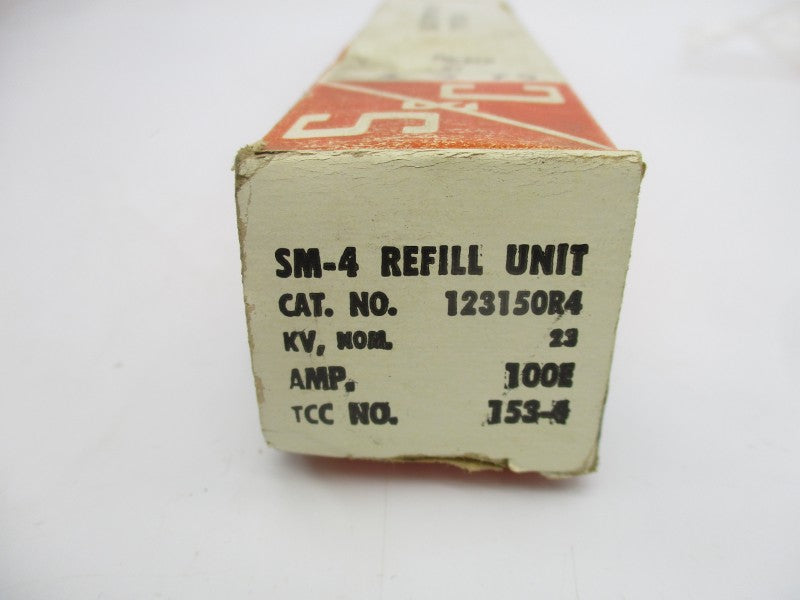 S&C ELECTRIC 123150R4 SM-4 100EA (OR/OR) NSMP