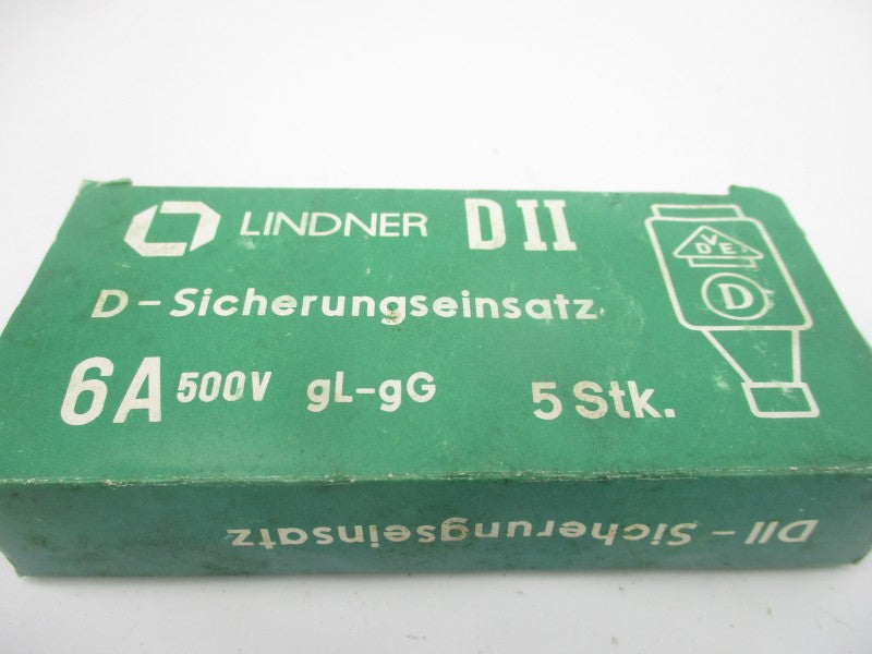 LINDNER DII 500V 6A (PKG OF 5) (GR/WH) NSMP
