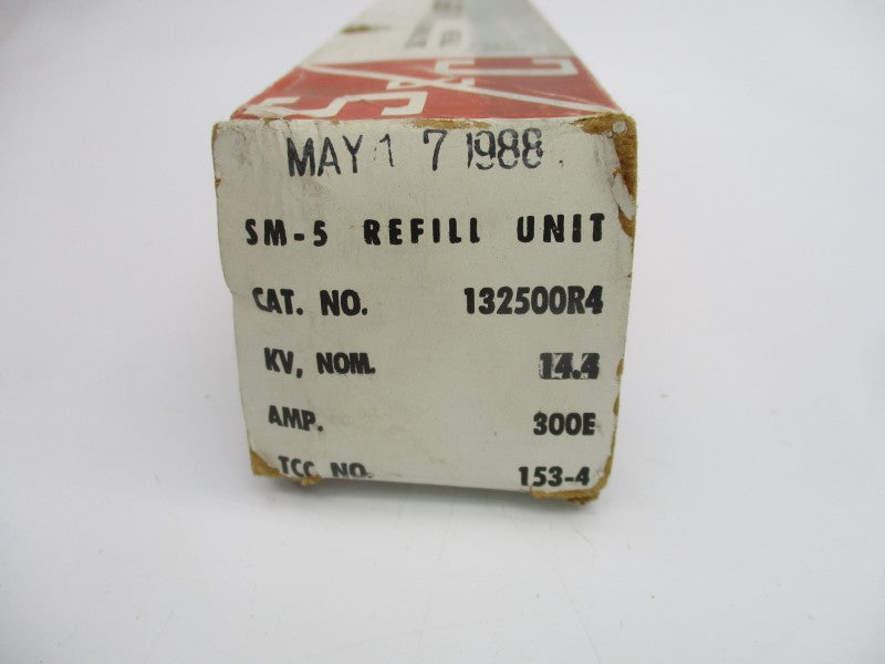 S&C ELECTRIC 132500R4 SM-5 14.4KV 300EA (OR/WH) NSMP