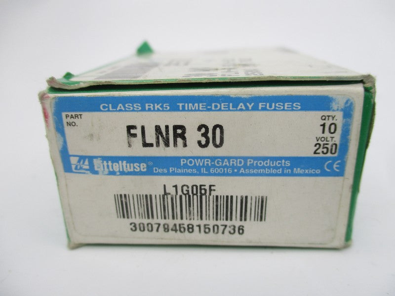 LITTELFUSE FLNR30 250VAC 30A (PKG OF 10) (BL/BL) NSMP