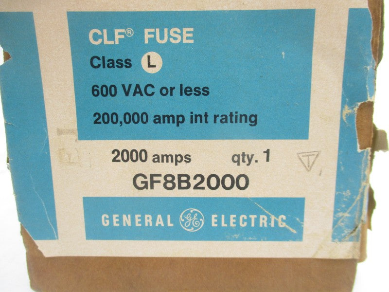 GENERAL ELECTRIC GF8B2000 600VAC 2000A (BL/BL) NSMP