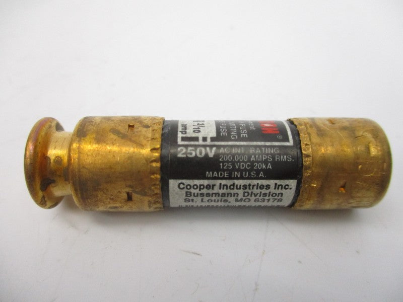 BUSSMANN FRN-R-3/10 250VAC 3/10A (PKG OF 10) (WH/BK) NSMP