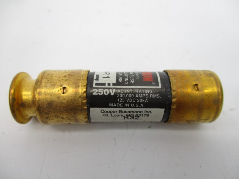 BUSSMANN FRN-R-1 250VAC 1A (PKG OF 10) (WH/BLK) NSMP