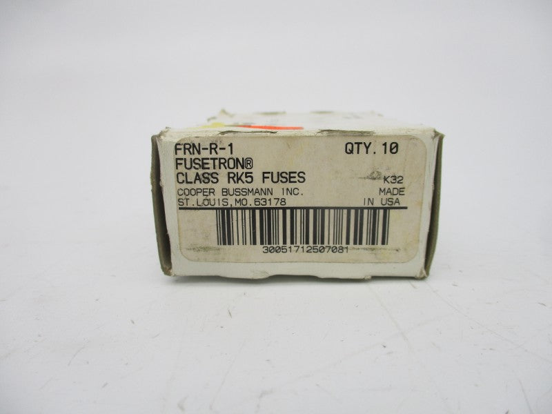 BUSSMANN FRN-R-1 250VAC 1A (PKG OF 10) (WH/BLK) NSMP