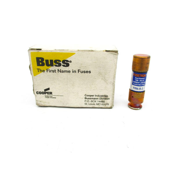 BUSSMANN FRN-R-3 250VAC 3A (PKG OF 10) (WH/BL) NSMP