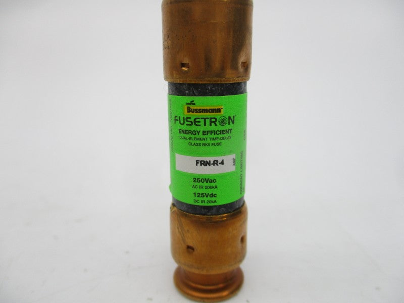 BUSSMANN FRN-R-4 250VAC 4A (PKG OF 10) (YL/GR) NSMP