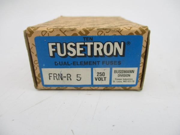 BUSSMANN FRN-R-5 250VAC 5A (PKG OF 10) (BR/BL) NSMP