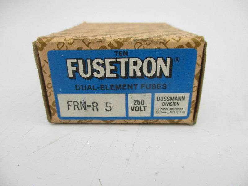 BUSSMANN FRN-R-5 250VAC 5A (PKG OF 10) (BR/BL) NSMP